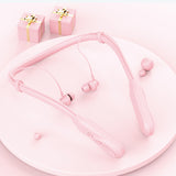 Neck-Style Magnetic Bluetooth 5.1 Headset Wireless Sports Earphone Hanging Neck In-ear Headphone with Anti-wind Noise Reduction