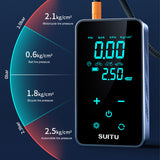 Car Tire Iator LCD Display Smart Air Compressor High Precision Electronic Iatable Pump 1800MAH For Motorbike Vehicle
