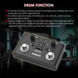KOKKO Looper Tuner - Portable BT Page-Turner, Phrase Loop Recording, Drum Effect Pedal, Digital