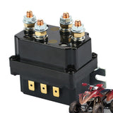 Auto Car Electromagnetic Solenoid Relay Contactor Winch Rocker Switch Thumb For ATV/UTV Universal 12V 250A