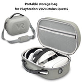 Hard Shell Carrying Case PlayStation VR2/Oculus Quest2 VR Glasses Storage Case for PSVR2 Gaming Headset Controller Accessories