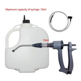 10/20/30 Continuous Feeding Syringe Veterinary Dosing Device Animals Pig Chicken Cattle Livestock With Medicine bucket