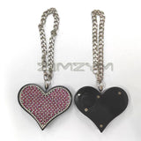 130DB Personal Heart Shape Self Defense Security Alarm Keychain Loud Sound Safety Alert For Woman Kids Elderly