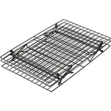 Foldable and stackable grilles, baking utensils, kitchen accessories