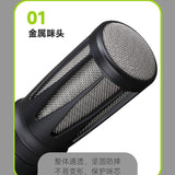 KTV Stage Performance Tube Microphone New Wireless UHF Dual Channel Handheld Professional