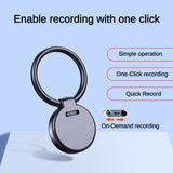 Mini Digital Recorder Keychain Intelligent Noise Reduction MP3 Player Smart Voice Actiaved Audio Sound Recording Pen Espia