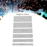 6 Pairs 12Pcs Parallel Pad Gauge Block Alloy Steel CNC Pads Set 120mm x (10-35Mm) for Vice Milg hine Lathe