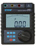 Range 0.01ohm~2000ohm  ETCR3000 Earth Ground Resistance Tester ----RS232 Interface