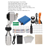 Tattoo Motor Machine Kit Complete Tattoo Machine Kit Foot Pedal Strong Conductivity Prevent Slip for Beginners for Tattoo Shop