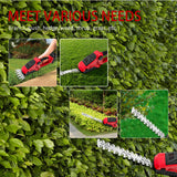 Cordless Hedge Electric Bush Trimmer Grass Shears Garden Tool For Milwaukee 18V Battery (No Battery)