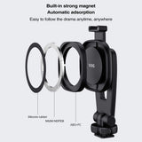 Vrig MG-03 Magnet Phone Holder Adapter Tripod Magnetic Camera Phone Holder Tripod Mount for Mag-Safe iPhone 14 13 12 Series