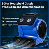 220V 300W Household High Wind Blower Removing Moisture Restrooms or Dryers Ventilators Hotel Carpet Dryer Dehumidifier
