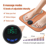 3D Foot Mat Electric TENS Microcurrent Massage Pad Improve Blood Circulation Massager Muscle Stimulation Relief Pain