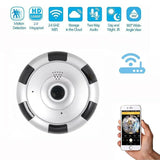 HD 360° Panoramic Camera Wifi Surveillance Cameras 1080P Automatic Portrait Tracking Security Protection Camcorder Smart Home