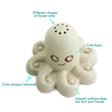Baby Puzzle Cup Children's Early Educational Sailing Boat Octopus Stacking Cups Ring Tower Straw Bath Toys