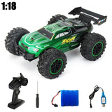 2024 New 2.4G 1:18 RC Remote Control High-Speed Off-Road Vehicle Model Climbing Drift Racing Car Boy Toy Gifts