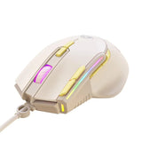 M2 Esports RGB Colorful Breathing Light Wired Gaming Mouse 9 Button 12800 DPI USB Rechargeable Mute Backlight Mice