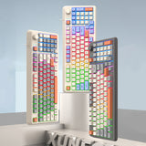 K82 USB Port 94 Keys Hot-Swap Gaming nical Keyboard RGB Light Luminous for Computer Desktop Laptop