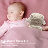 Sound & Light Sheep Plush - Baby Sleep Soother, Toddler Crib Sleeping Aid, Gifts for Boy & Girl