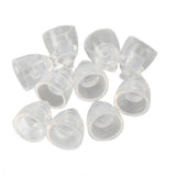 10pcs Double 6mm Improve Hearing Vent Bass Domes MiniFit High Translucency Noise Reduction for Replacement