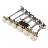 6 Trumpet  Horn 160dB Strong  Pressure DC 12V 24V Stable Performance Metal Electric  Trumpet for Cars