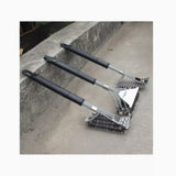 1PC Barbecue Brushes Tool with Long Handle mesh stainless brush BBQ Grill Cleaning Brush