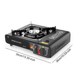 Camping BBQ Stove Cooking Tools Portable Cassette Furnace Barbecue Accessories Cartridge Cooker Outdoor Gas Burner