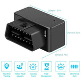 OBD Tracker 2G For Vehicle Location Geofence Route History Overspeed Alarm Anti-lost Car GPS Locator Free Web APP Device