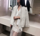 Pearl sequined temperament jacket