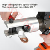 Tools CM-300 Rechargeable Hydraulic Copper and Aluminum Terminal Crimping Pliers