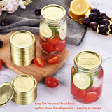 100 Pcs 70Mm Regular Mouth Lids For Ball,Kerr Jars,Mason Lids,Split-Type Jar Lids,For Mason Canning