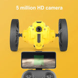 500W Pixel FPV Camera Jumping WiFi Remote Control Stunt Car with Music LED Headlight Children's Toy Gift