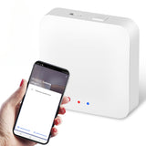 Tuya ZigBee Mini Temperature Humidity Sensor Smart Remote Monitor Works with Gateway Alexa Google Home Voice App Control