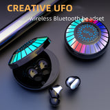Bluetooth 5.3 Earphones Charging Box Wireless Headphone Stereo Wireless Headset with Mic Sports Waterproof Earbuds RGB Light