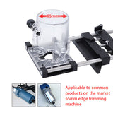 Trimming hine Slotting Backer Fine-Tuning Bracke Positioningt Ruler ear Guide Woodworking Slotter Track