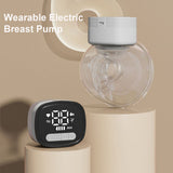 Wearable Portable Electric Breast Pump for Breastfeeding Hands Free Low Noise 180ml Storage Capacity with LED Screen