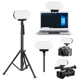 1Set 3000Mah Portable Mini Fill Light Cell Phone Photo Photography 78 Led Pocket Light Black&White