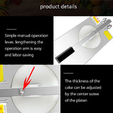 Hand Grab Cake Squeezing Manual Round Press Tool Pizza Pastry Pressing hine Dough