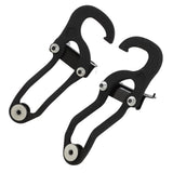68196982AA Steel High Strength Black Powder Coating Front Tow Hooks Kit with Bezel Bracket for Vehicles