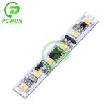 1/5/10Pcs DC12V LED Strip with no darkareas three color manual scanning wardrobe light infrared induction switch module