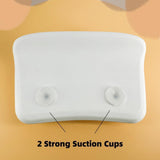Bathtub With Suction Cups Comfortable SPA Non-Slip Bath Pillow Neck Back Headrest Pillows Soft Thickened Waterproof PU