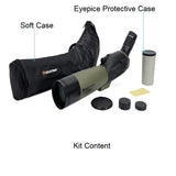 Celestron Ultima 80mm  Angled Spotting Scope 20-60x Zoom Eyepiece Multi-Coated Optics Waterproof For Bird Watching, Wildlife