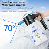 Electric Foam Wash 1.5L Pressure Sprayer USB Rechargeable for Home Garden Car Beauty and Cleaning