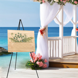 Display for Wedding, 63Inch Portable Instant Collapsible Artist Easel Stand Display, Fold Tripod