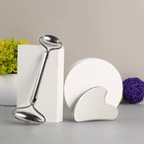 Board Facial Stainless Steel Roller Massager Double-headed Metal Beauty Scraping Set Home Portable And Comfortable