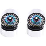 4Pcs Aluminum Alloy Metal 1.9Inch Beadlock Wheel Rims Hubs For 1/10 AXIAL SCX10 D90 RC Crawler Upgrade Parts Accessories