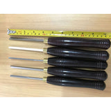 5pc Lathe Chisel Set Woodworking Turning Tool set High Speed Steel Semicircle Knife Hand-held Wooden Turning Tool