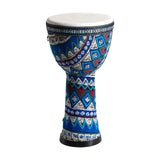 8-inch African PVC Body Goatskin Surface Lightweight Hand Clapping Percussion Instrument Bongo Drum