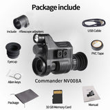 NV008A HD Night Vision Scope IR 850nm WiFi Ballistic Calculator Reticle Sight Aiming Riflescope for Hunting Laser Rifle Scope