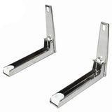 Support Frame Steel Foldable Stretch Shelf Rack Microwave Oven Wall Mount Bracket Stainless Sier